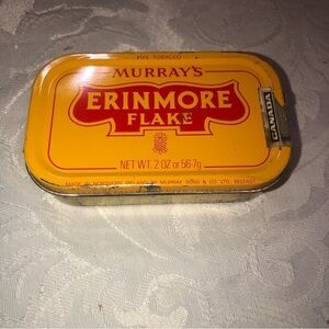 VINTAGE Erinmore Flake En Tranches Rare French Murray’s of Northern Ireland Tin